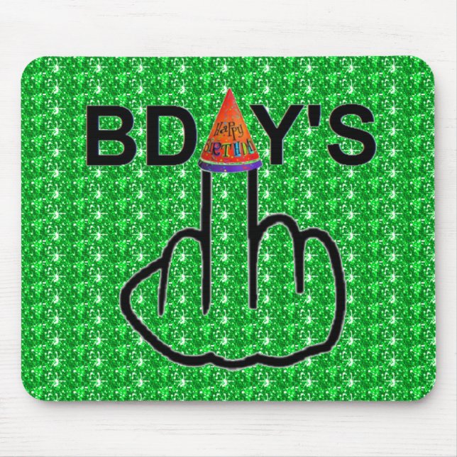 Mousepad Birthdays Flip (Front)