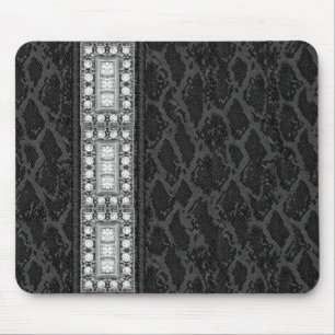 Mousepad Black Leather Diamonds (047-051)