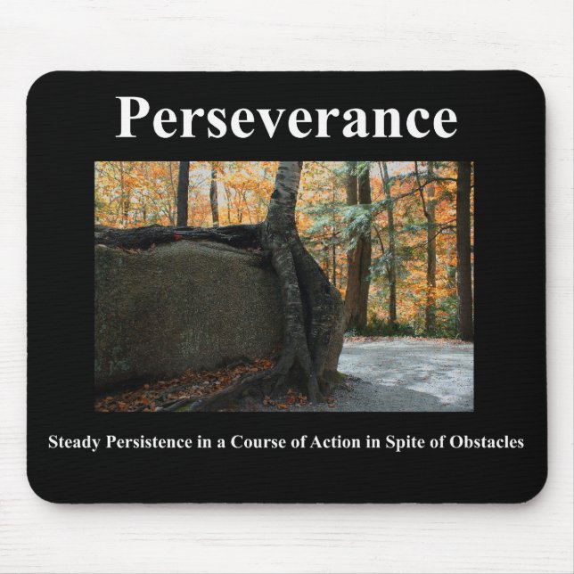 Mousepad Black Perseverance (Front)