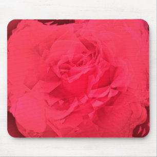 Mousepad Bloomed Rose Vibrant Pink