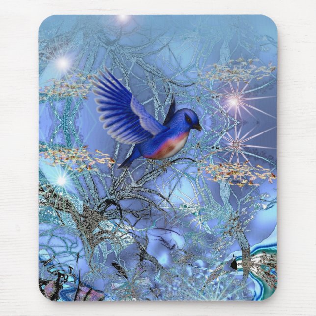 Mousepad Blue Bird (Front)