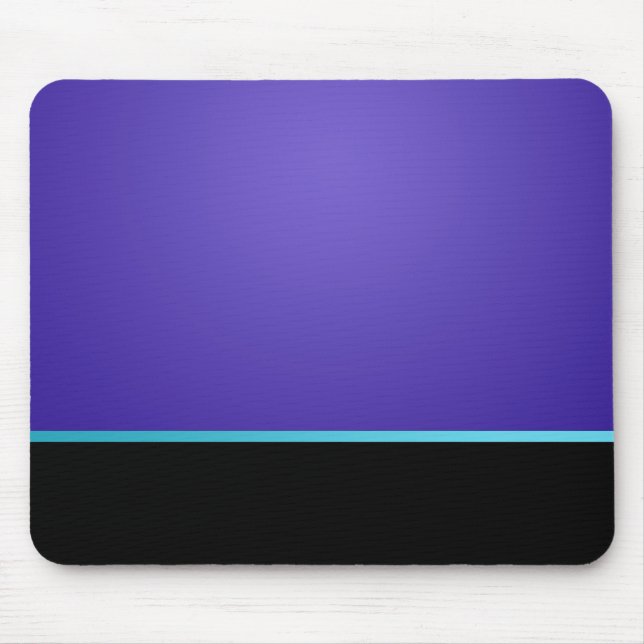 Mousepad Blue Black Mousemat (Front)