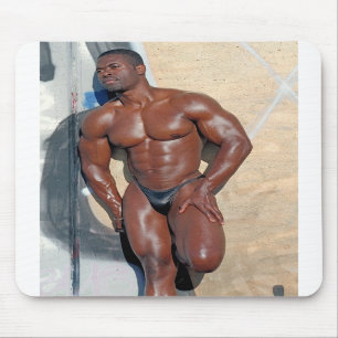 Mousepad, Bodybuilder Jean SCUTT #58A Mouse Pad