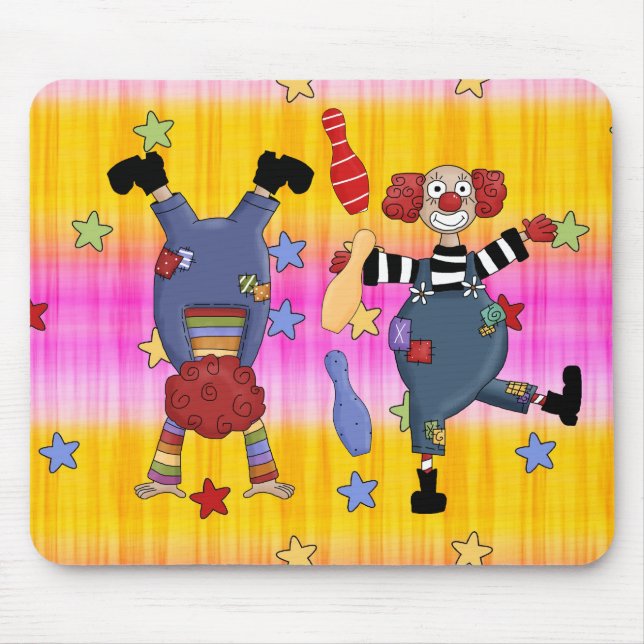 Mousepad Circus Clowns (Front)