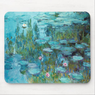 Mousepad Claude Monet Nympheas Water Lilies Flower