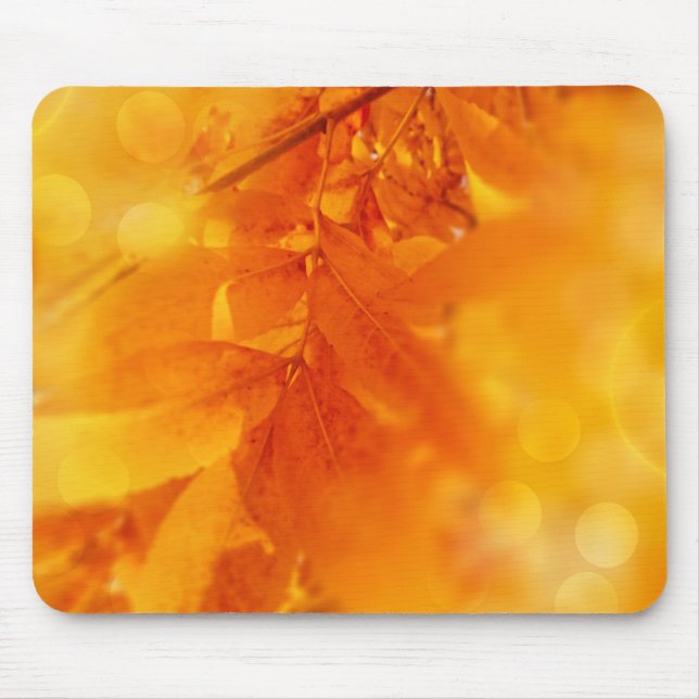 Mousepad Coloured Autumn Glow Leafs (Front)