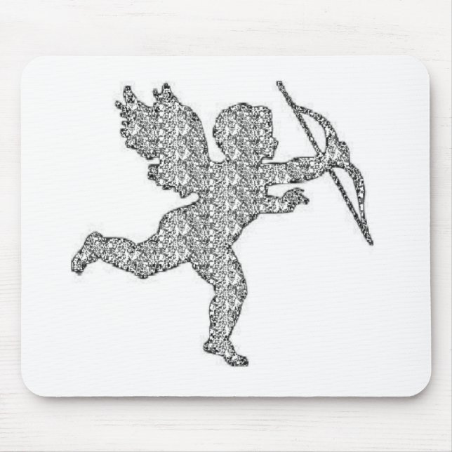 Mousepad Cupid Silver (Front)