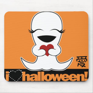 Mousepad, Cute Anime Ghost Cartoon, Japanese Love Mouse Pad