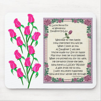 Mousepad-Daughter-In-Law-Lucky Penny-Glue Penny Mouse Pad