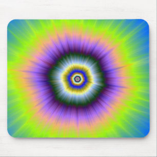 Mousepad Explosion in Yellow and Violet