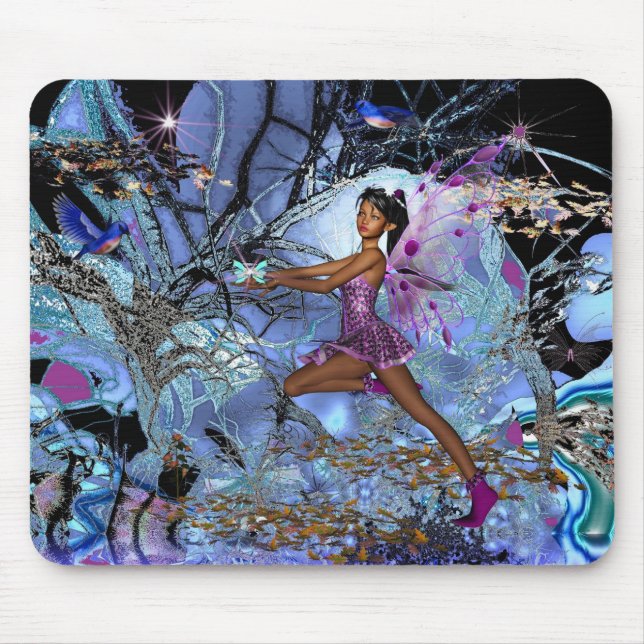 Mousepad Fantasy Art Purple Fairy (Front)
