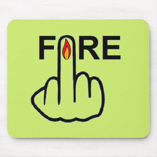 Mousepad Fire Flip (Front)