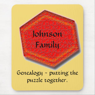 Mousepad - Genealogy - Putting the Puzzle Together