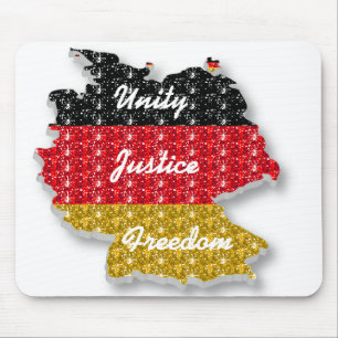 Mousepad German Flag Unity Justice Freedom