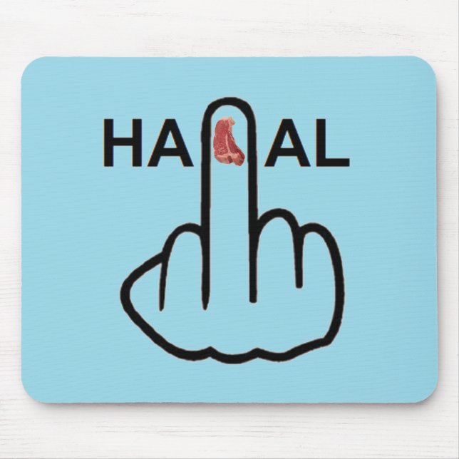 Mousepad Halal Flip (Front)