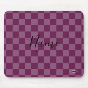 Mousepad in Raspberry Chequered HAMbWG