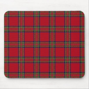 Mousepad in Royal Stewart Tartan Design