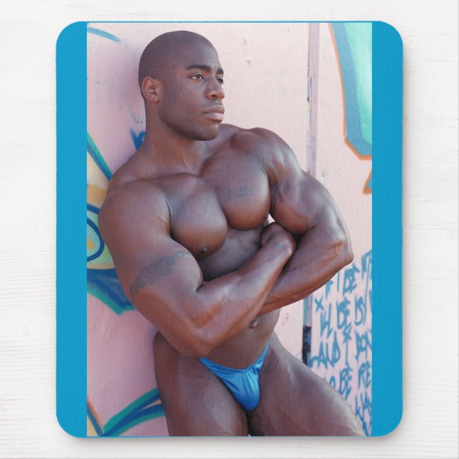 Mousepad, "Jermaine in Repose" Mouse Pad (Front)