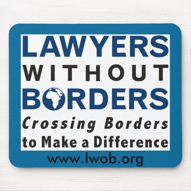 Mousepad Lawyers Without Borders (Front)