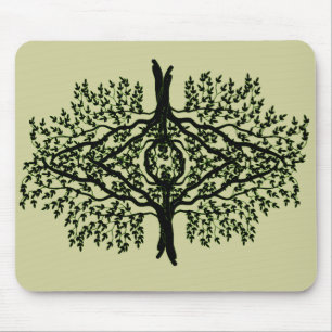 Mousepad - Leafy Kaleidoscopic Scene