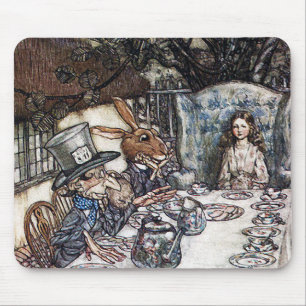 Mousepad: Mad Hatter Tea Party - Rackham Mouse Pad