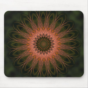 Mousepad Mandala Lace Shape Nature Colours