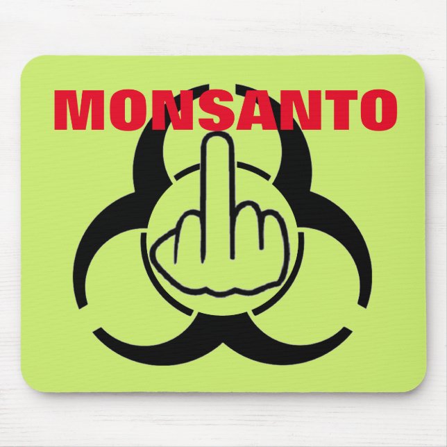 Mousepad Monsanto Bio Hazard Flip (Front)