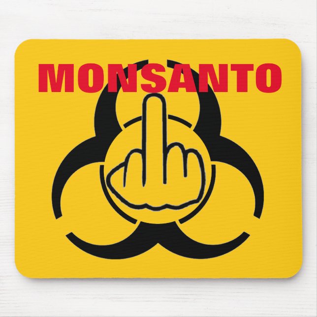 Mousepad Monsanto Bio Hazard Flip (Front)