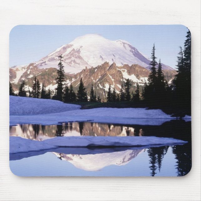 Mousepad Mt Rainer Snow Scene (Front)