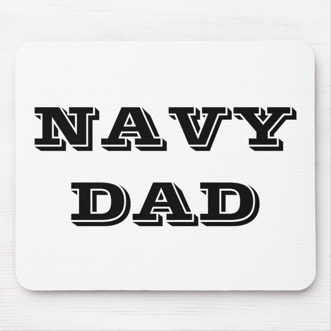 Mousepad Navy Dad (Front)