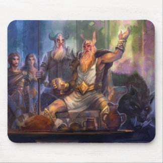 Mousepad - Odin and Einherjars