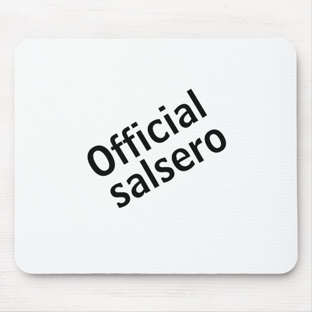 Mousepad  oficial salsero (Front)