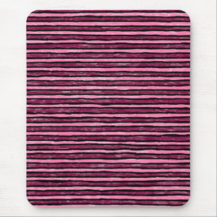Mousepad, Painted Stripes, PInk and Magenta Mouse Pad