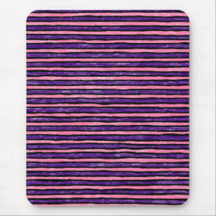 Mousepad, Painted Stripes, PInk and Purple Mouse Pad