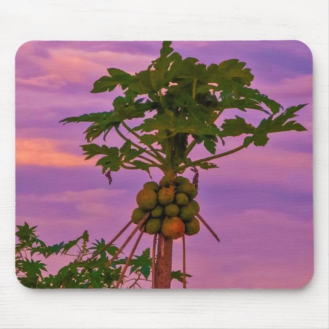 Mousepad Papaya Tree And Brazilian Sunset (Front)