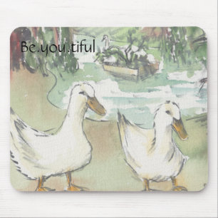 Mousepad "Paris/Duck Parc" Sketch Watercolor"