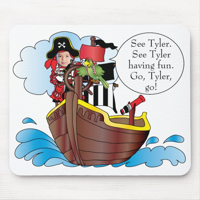 Mousepad "Pirate Ship" Personalise (Front)