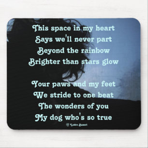 Mousepad Poem Dde To Dogs By Ladee Basset