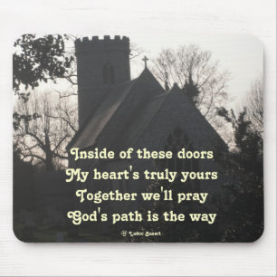 Mousepad Poem Dde To Pray By Ladee Basset