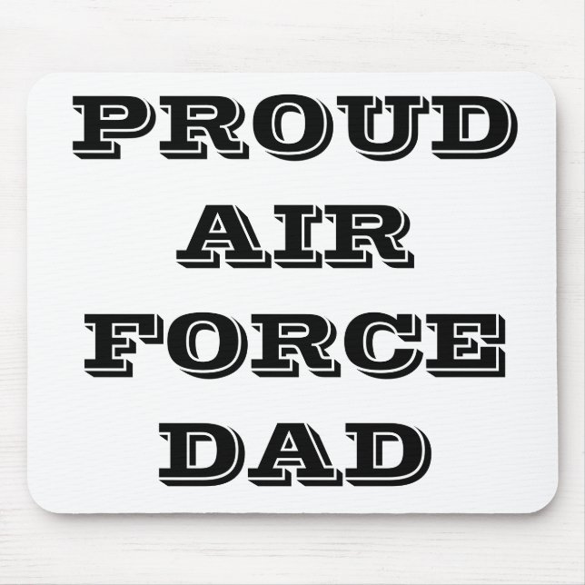 Mousepad Proud Air Force Dad (Front)