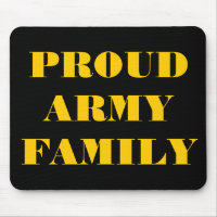 Mousepad Proud Army Family