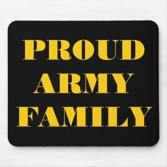Mousepad Proud Army Family (Front)