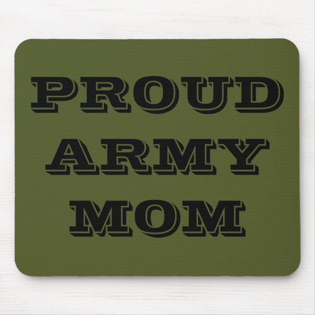 Mousepad Proud Army Mum (Front)