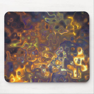 Mousepad Purple Yellow Gemstone Pattern