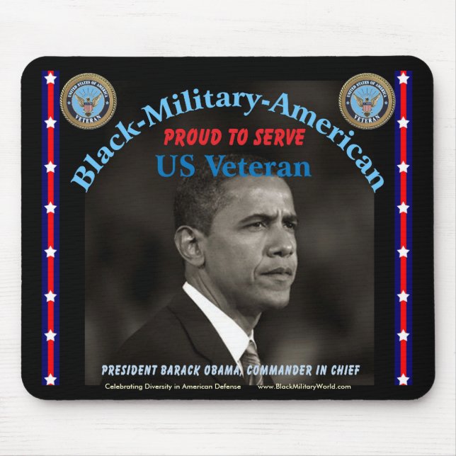 Mousepad, Retired Military Mouse Pad (Front)