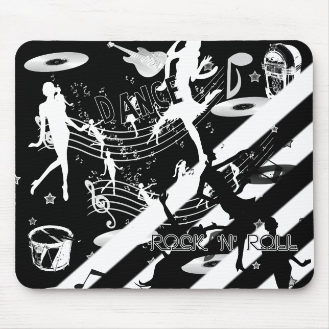 Mousepad Rock 'N' Roll Dance (Front)
