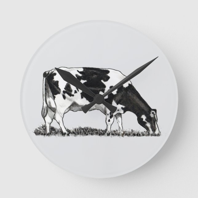 Mousepad Round Clock (Front)