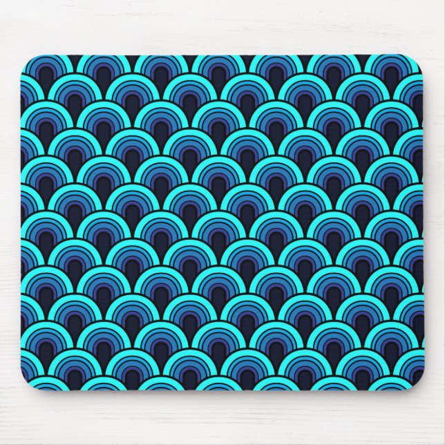 Mousepad Seamless retro pattern (Front)