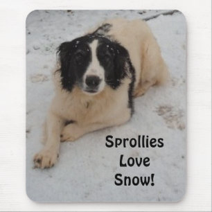 Mousepad Sprollie In The Snow