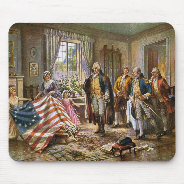 Mousepad The Birth of Old Glory Percy Moran (Front)